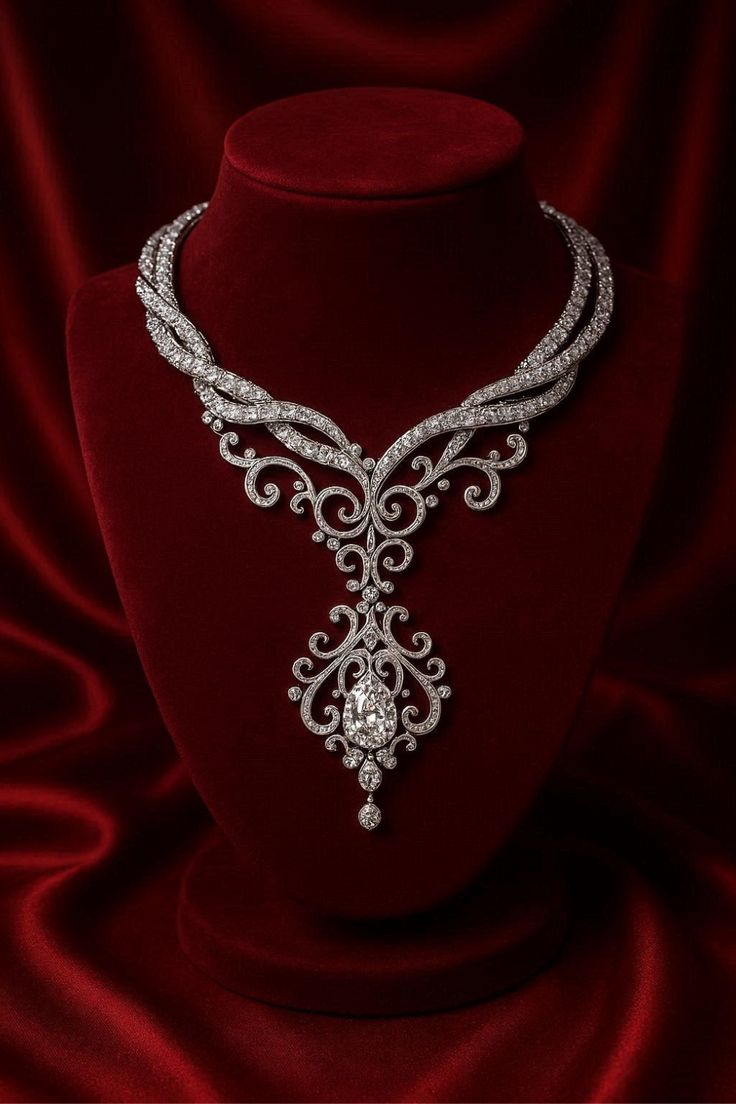 Luxury Jewelry _ Necklace _ JewelryFMe _ Elegant Gift _ Beautiful Necklace _ Wedding _ Bridal