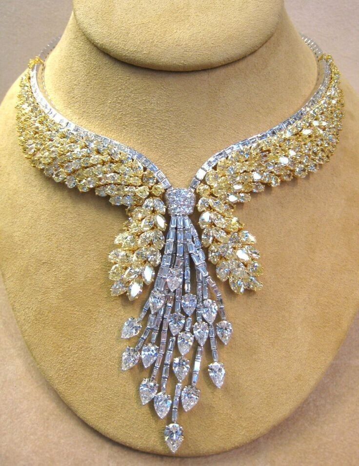 Yellow Marquise Cut CZ Collar Necklace For Women Wedding & Evening Party Jewelry _ eBay
